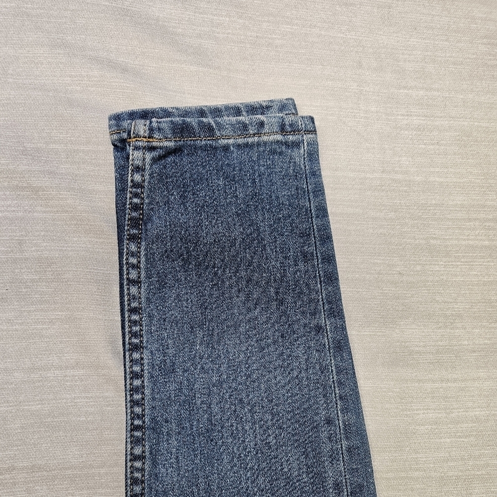 NWT EVERLANE‎ Jeans Womens Size 23 Tall Blue Mid-Rise Skinny Denim - Picture 8 of 11